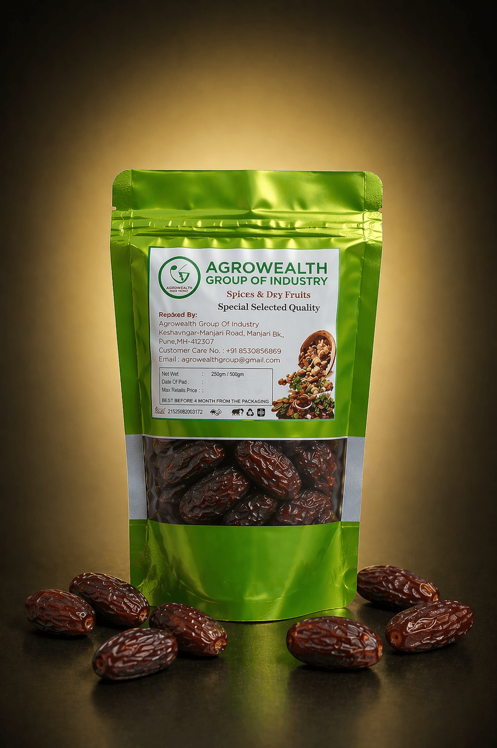 Dates Packaging packaged by Agrowealth