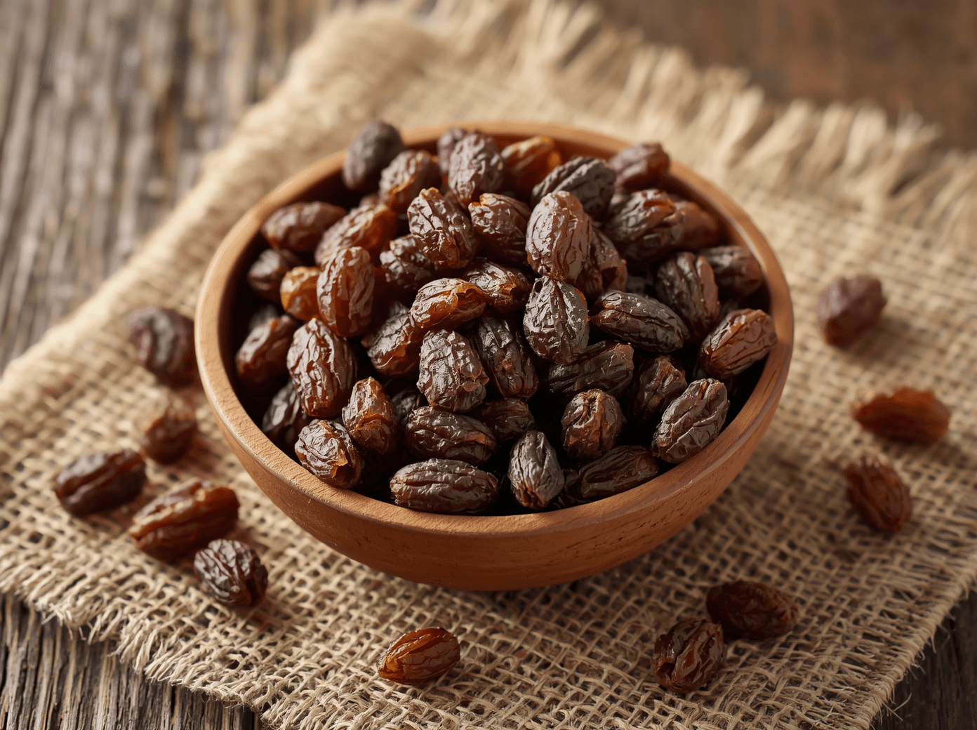 Dried Brown Raisins